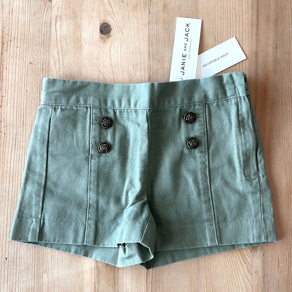 Janie and Jack Green Shorts